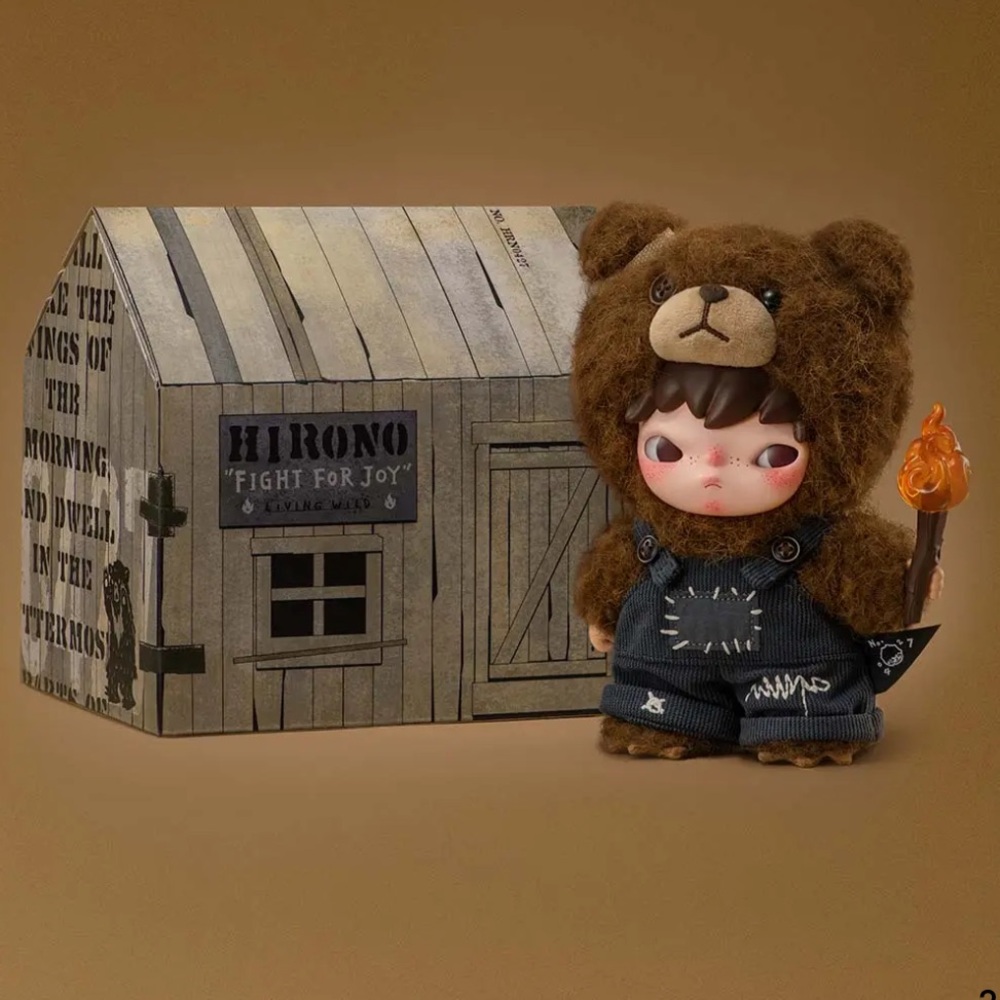 popmart - Hirono Living Wild-Fight for Joy Plush Doll